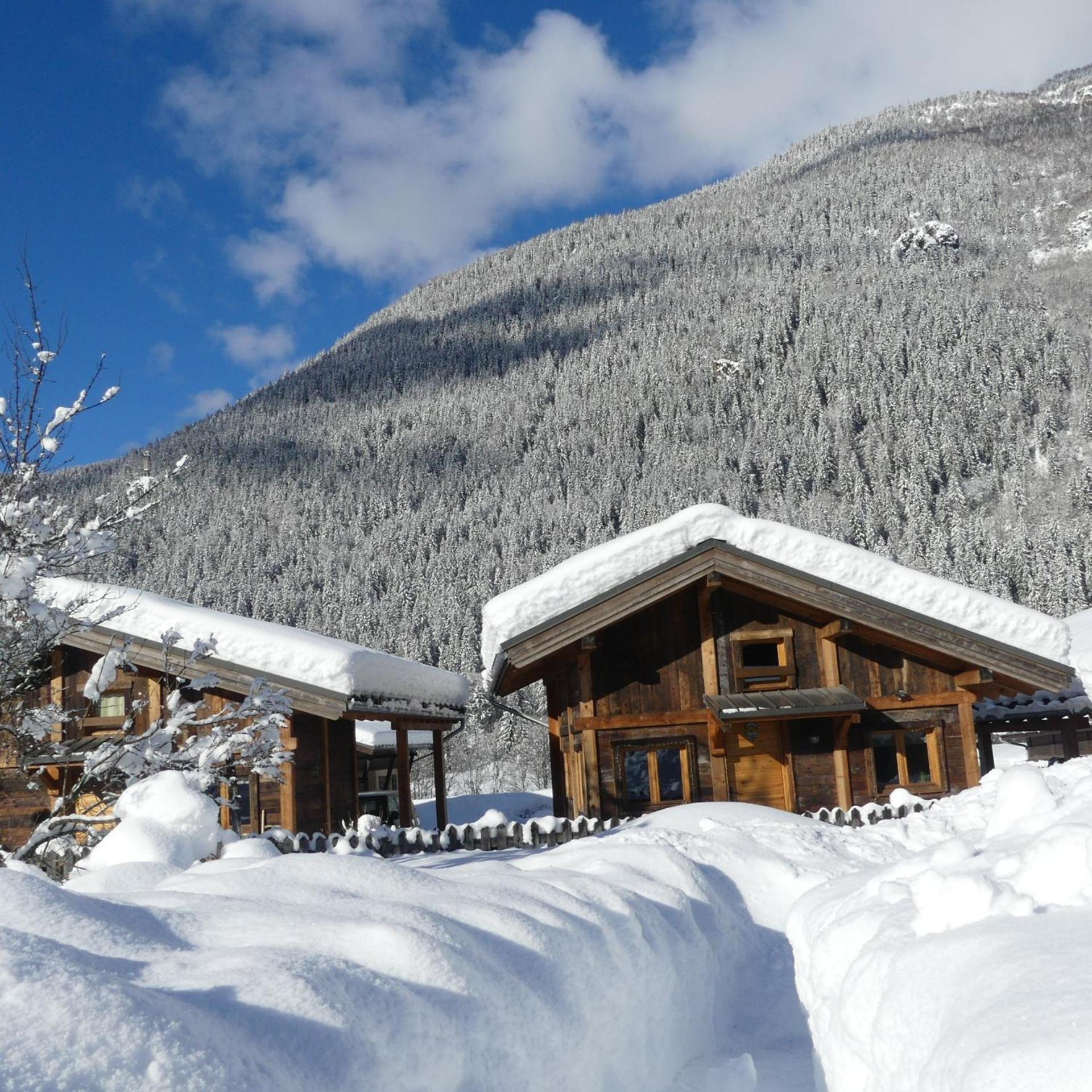 Les Chalets Du Bonheur Лез-Уш Экстерьер фото